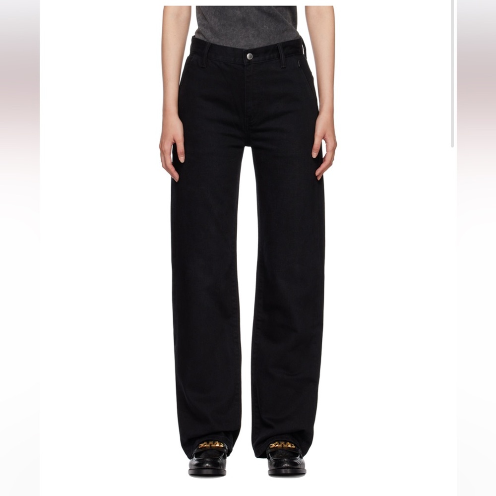 Alexander Wang EZ Mid Rise Relaxed Straight - Size 26 - Black